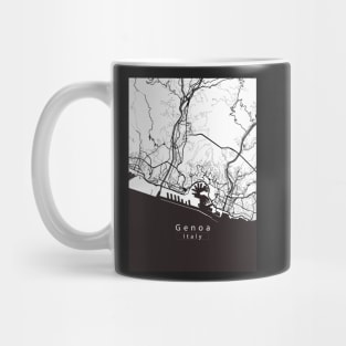 Genoa Italy City Map Mug